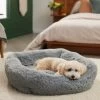Frisco Eyelash Rectangular Bolster Cat & Dog Bed