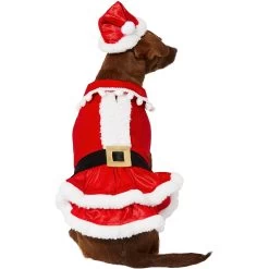 Frisco Mrs. Claus Dog & Cat Costume -Pet Supplies Shop 276150 PT3. AC SS1800 V1631572139