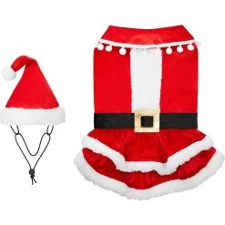 Frisco Mrs. Claus Dog & Cat Costume -Pet Supplies Shop 276150 PT4. AC SS1800 V1631573670