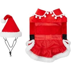 Frisco Mrs. Claus Dog & Cat Costume -Pet Supplies Shop 276150 PT5. AC SS1800 V1631569990