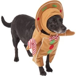 Frisco Front Walking Gingerbread Dog & Cat Costume -Pet Supplies Shop 276156 PT3. AC SS1800 V1631660334