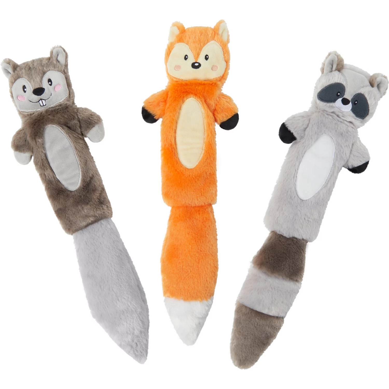 Frisco Forest Friends Stuffing-Free Skinny Plush Squeaky Dog Toy Frisco Forest Friends Stuffing-Free Skinny Plush Squeaky Dog Toy -Pet Supplies Shop 286571 MAIN. AC SS1800 V1634235983
