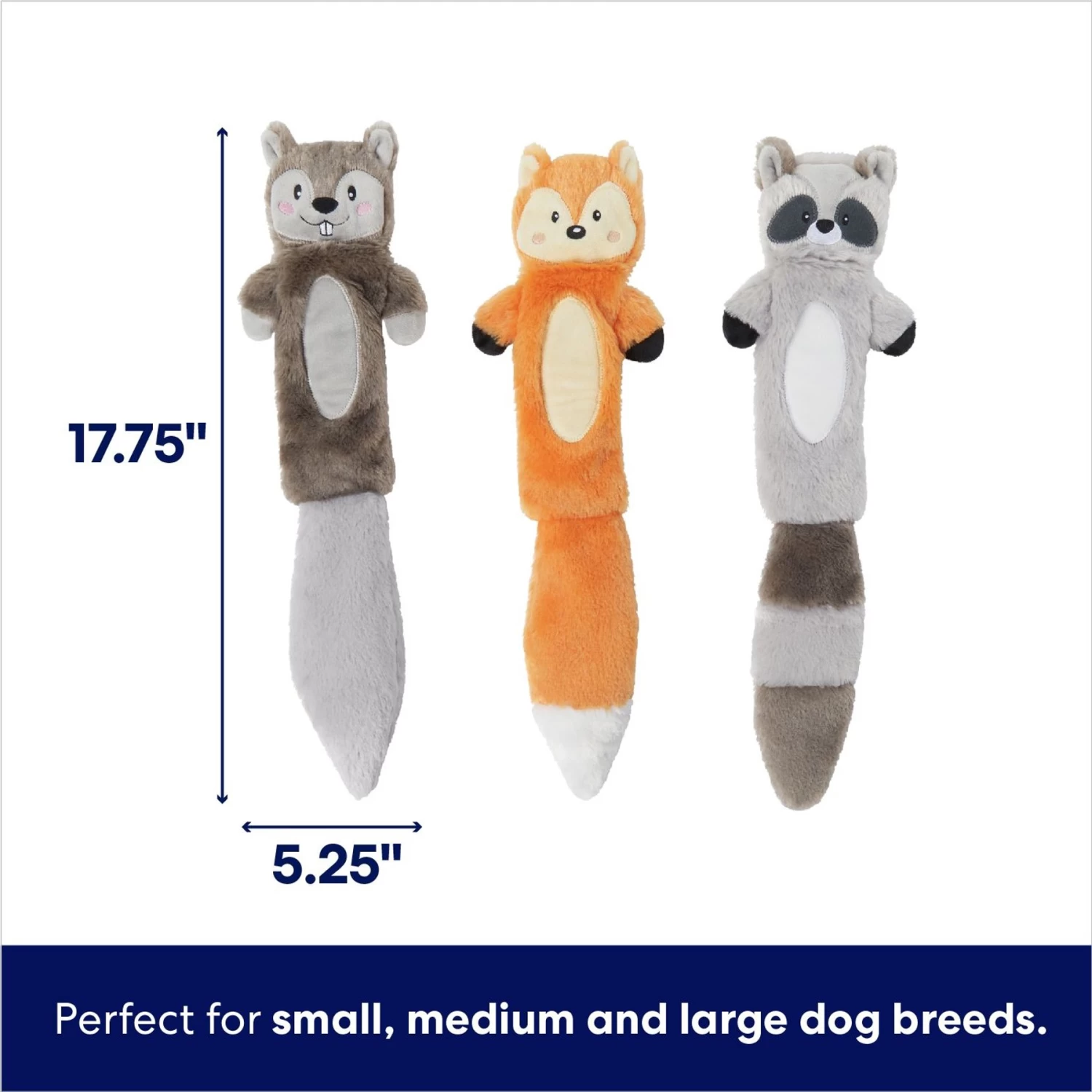 Frisco Forest Friends Stuffing-Free Skinny Plush Squeaky Dog Toy Frisco Forest Friends Stuffing-Free Skinny Plush Squeaky Dog Toy -Pet Supplies Shop 286571 PT1. AC SS1800 V1695760957