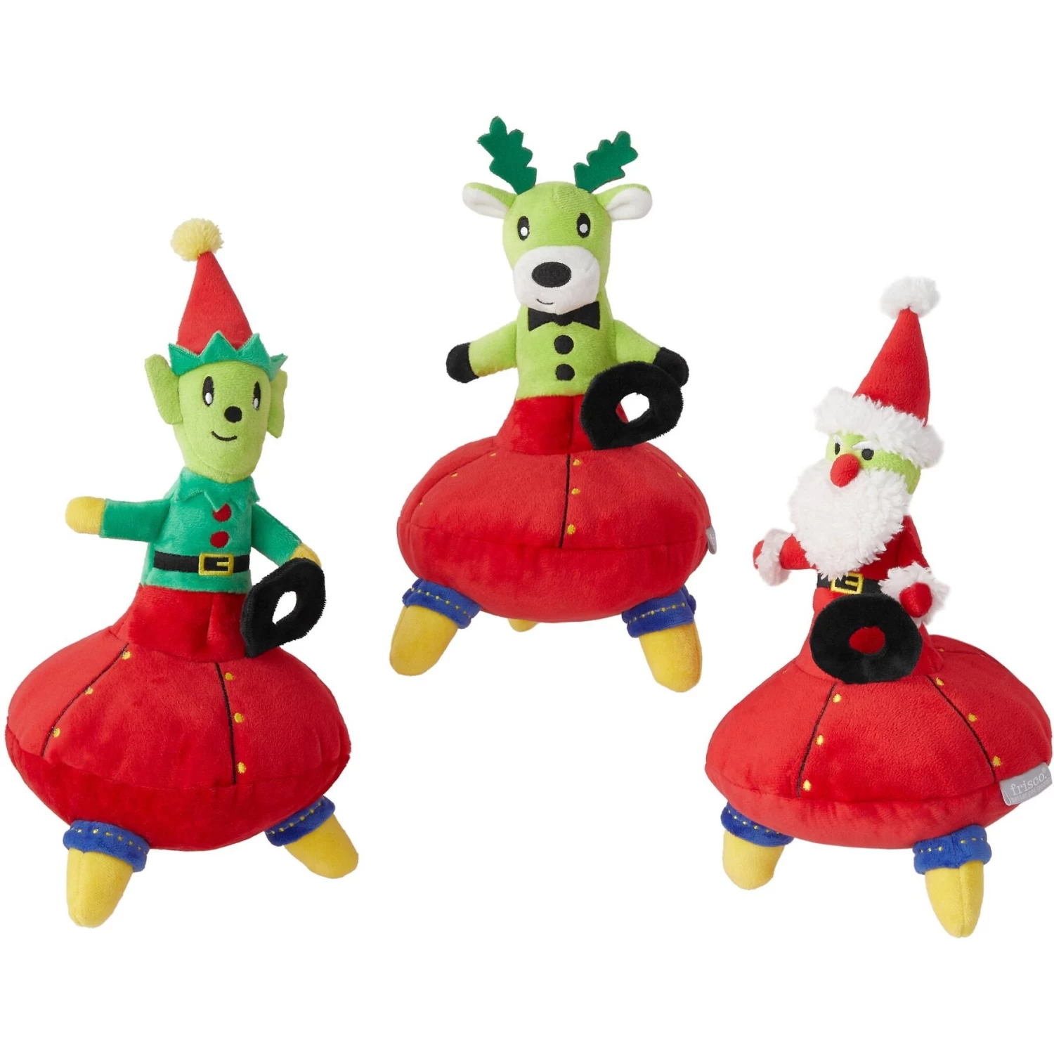 Frisco Holiday Alien Santa & Friends UFO's Plush Squeaky Dog Toy, 3 count Frisco Holiday Alien Santa & Friends UFO's Plush Squeaky Dog Toy, 3 Count -Pet Supplies Shop 287199 MAIN. AC SS1800 V1632773916