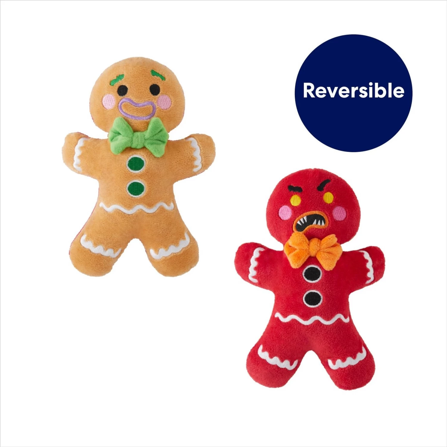 Frisco Holiday Naughty or Nice Gingerbread Man Reversible Plush Squeaky Dog Toy Frisco Holiday Naughty Or Nice Gingerbread Man Reversible Plush Squeaky Dog Toy -Pet Supplies Shop 287217 PT2. AC SS1800 V1695045721