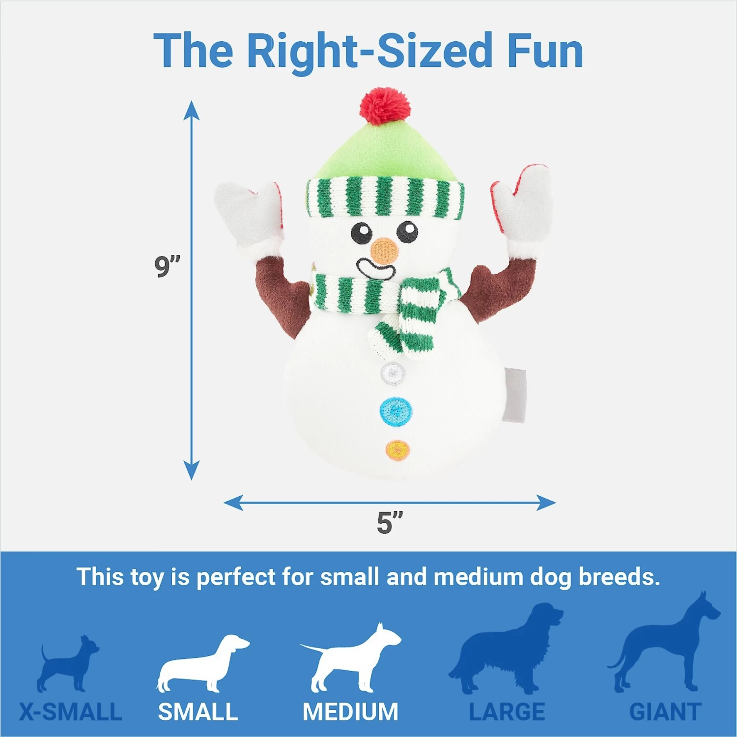 Frisco Holiday Naughty or Nice Snowman Reversible Plush Squeaky Dog Toy Frisco Holiday Naughty Or Nice Snowman Reversible Plush Squeaky Dog Toy -Pet Supplies Shop 287219 PT2. AC SS1800 V1637704003