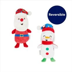 Frisco Holiday Santa & Snowman Reversible Plush Squeaky Dog Toy 2 Frisco Holiday Santa & Snowman Reversible Plush Squeaky Dog Toy -Pet Supplies Shop 287263 PT2. AC SS1800 V1694812848