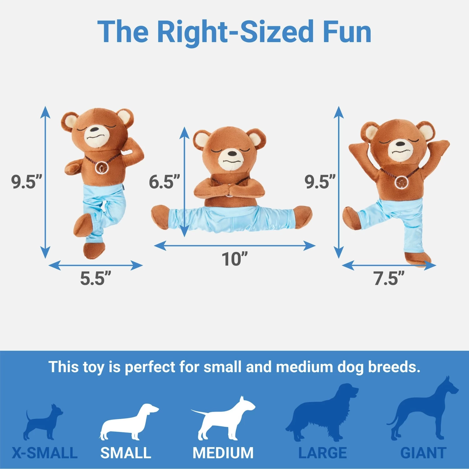 Frisco New Year, New Me Namaste Bear Plush Squeaky Dog Toy Frisco New Year, New Me Namaste Bear Plush Squeaky Dog Toy -Pet Supplies Shop 288905 PT1. AC SS1800 V1640722504