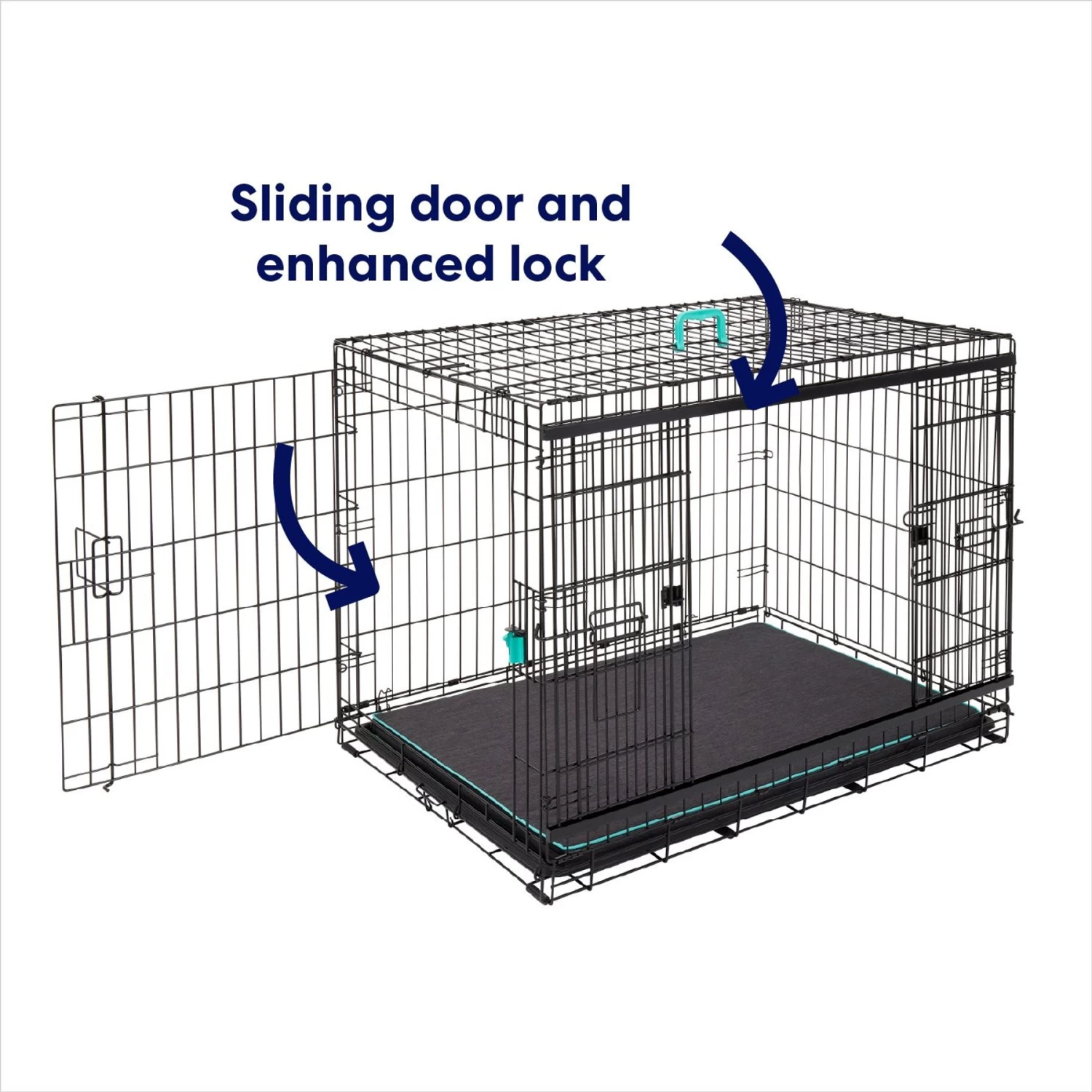 Frisco Heavy Duty Enhanced Lock Sliding Double Door Fold & Carry Wire Dog Crate & Mat Kit Frisco Heavy Duty Enhanced Lock Sliding Double Door Fold & Carry Wire Dog Crate & Mat Kit -Pet Supplies Shop 297461 PT3. AC SS1800 V1633114897