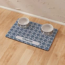 Frisco Boho Damask Personalized Dog & Cat Placemat -Pet Supplies Shop 299562 PT8. AC SS1800 V1636048577