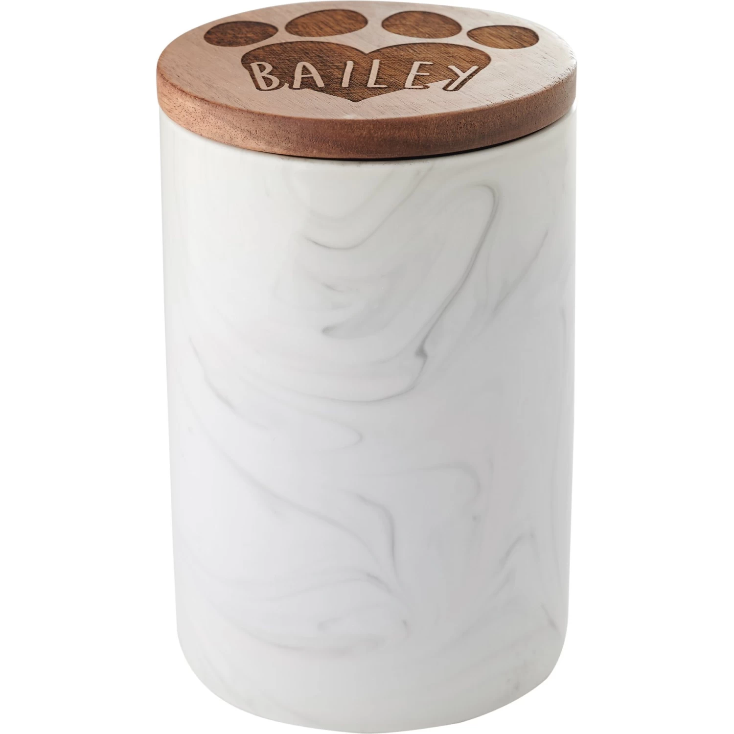 Frisco Ceramic Marble Print Personalized Treat Jar with Wood Lid, 3.75 Cups Frisco Ceramic Marble Print Personalized Treat Jar With Wood Lid, 3.75 Cups -Pet Supplies Shop 301181 PT3. AC SS1800 V1630332827