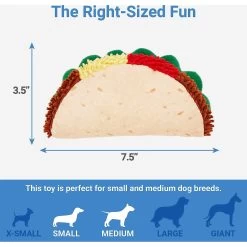 Frisco Pizza Slice Plush Squeaky Dog Toy & Frisco Taco Plush Squeaky Dog Toy -Pet Supplies Shop 302494 PT5. AC SS1800 V1623084457
