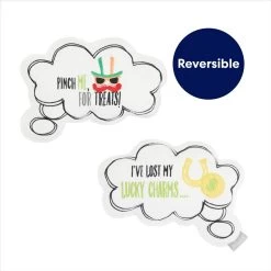 Frisco St. Patrick's Thought Bubble Reversible Plush Squeaky Dog Toy -Pet Supplies Shop 303134 PT2. AC SS1800 V1703016817