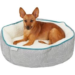 Frisco Sherpa Dog & Cat Blanket & Frisco Sherpa Hexagon Bolster Cat & Dog Bed -Pet Supplies Shop 303598 PT4. AC SS1800 V1623089541