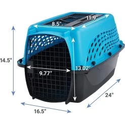 Frisco Two Door Top Load Plastic Dog & Cat Kennel & Frisco Fold & Carry Single Door Collapsible Wire Dog Crate, Pink -Pet Supplies Shop 303656 PT2. AC SS1800 V1623079947