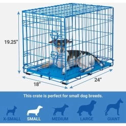 Frisco Two Door Top Load Plastic Dog & Cat Kennel & Frisco Fold & Carry Single Door Collapsible Wire Dog Crate, Pink -Pet Supplies Shop 303656 PT6. AC SS1800 V1623065549