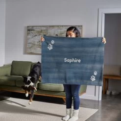 Frisco Personalized Heathered Soft Fleece Cat & Dog Blanket, 30" X 40" -Pet Supplies Shop 304005 PT5. AC SS1800 V1637610224