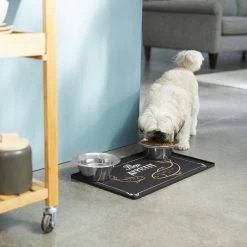 Frisco Silicone Fish Print Dog & Cat Food Mat, Black -Pet Supplies Shop 311953 PT2. AC SS1800 V1642542742