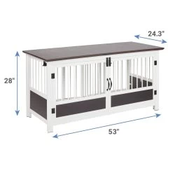 Frisco "Roma" Dog Crate Credenza & Mat -Pet Supplies Shop 315189 PT3. AC SS1800 V1681145357