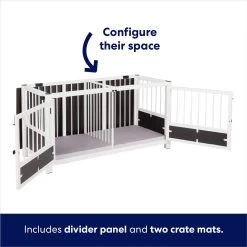 Frisco "Roma" Dog Crate Credenza & Mat -Pet Supplies Shop 315189 PT4. AC SS1800 V1636564342