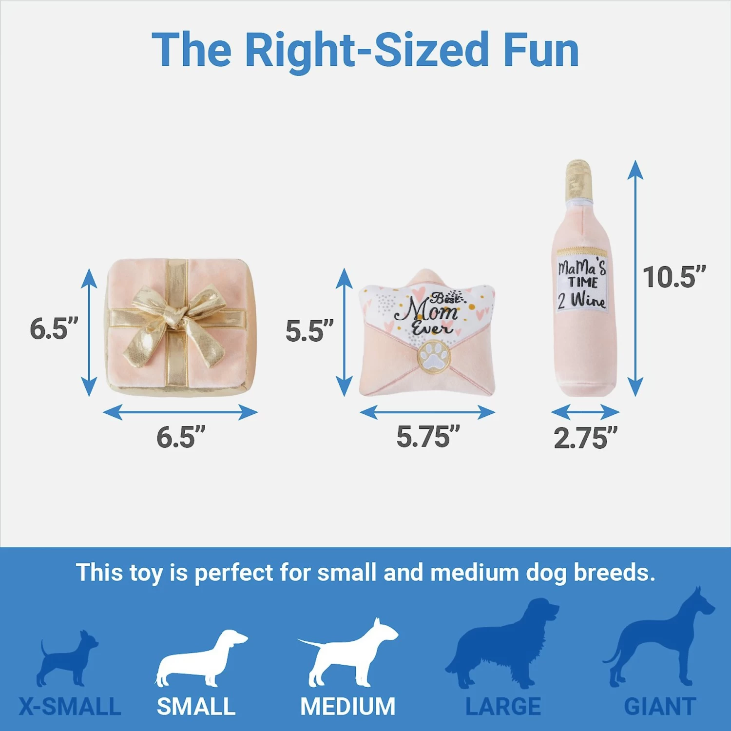 Frisco Mother's Day Gifts Plush Squeaky Dog Toy, 3 count Frisco Mother's Day Gifts Plush Squeaky Dog Toy, 3 Count -Pet Supplies Shop 327035 PT1. AC SS1800 V1649870846