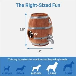 Frisco Beer & Keg Plush Squeaky Dog Toy, 4 Count -Pet Supplies Shop 327047 PT2. AC SS1800 V1648563981