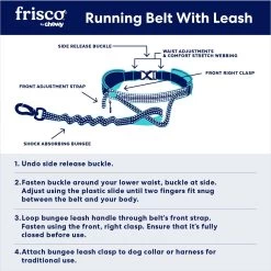 Frisco Outdoor Running Belt With Bungee Dog Leash -Pet Supplies Shop 331408 PT5. AC SS1800 V1663191469