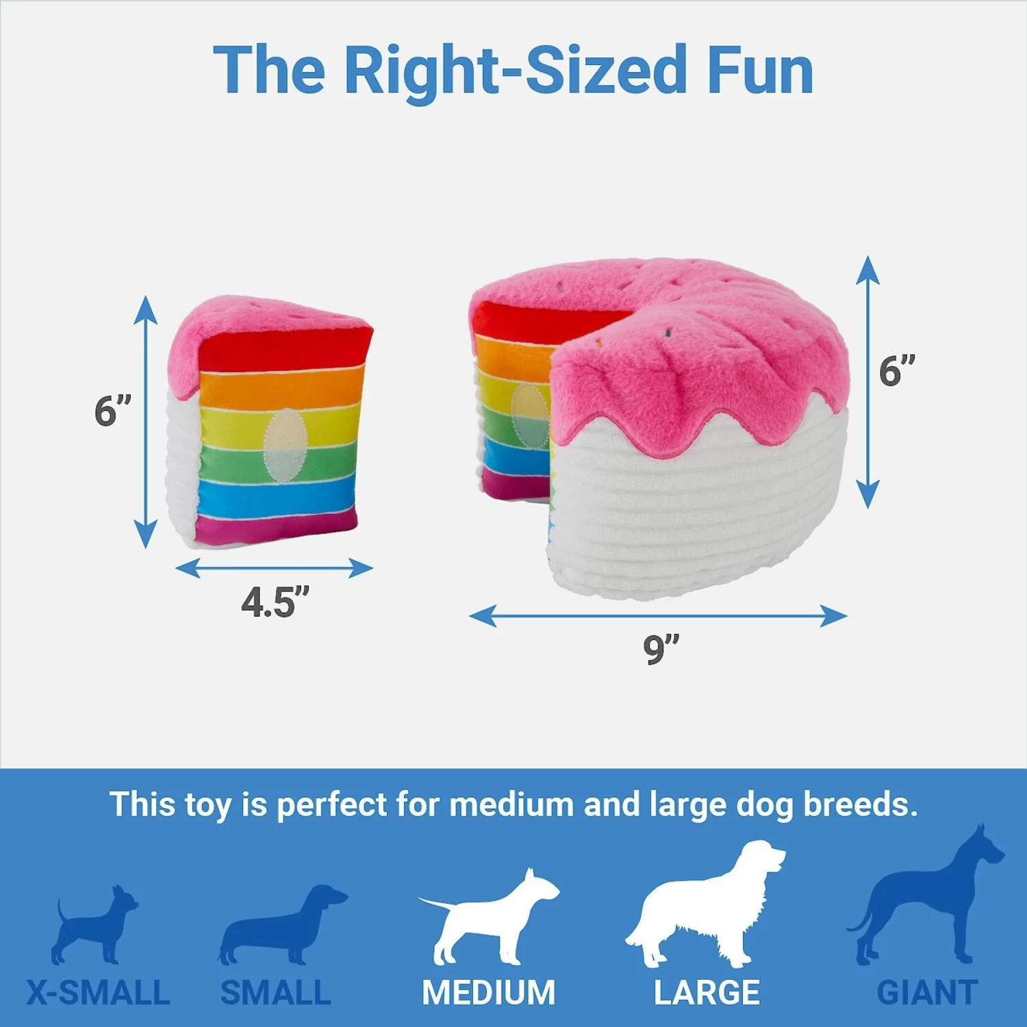 Frisco Cake Plush Squeaky Dog Toy Frisco Cake Plush Squeaky Dog Toy -Pet Supplies Shop 331636 PT1. AC SS1800 V1649784987