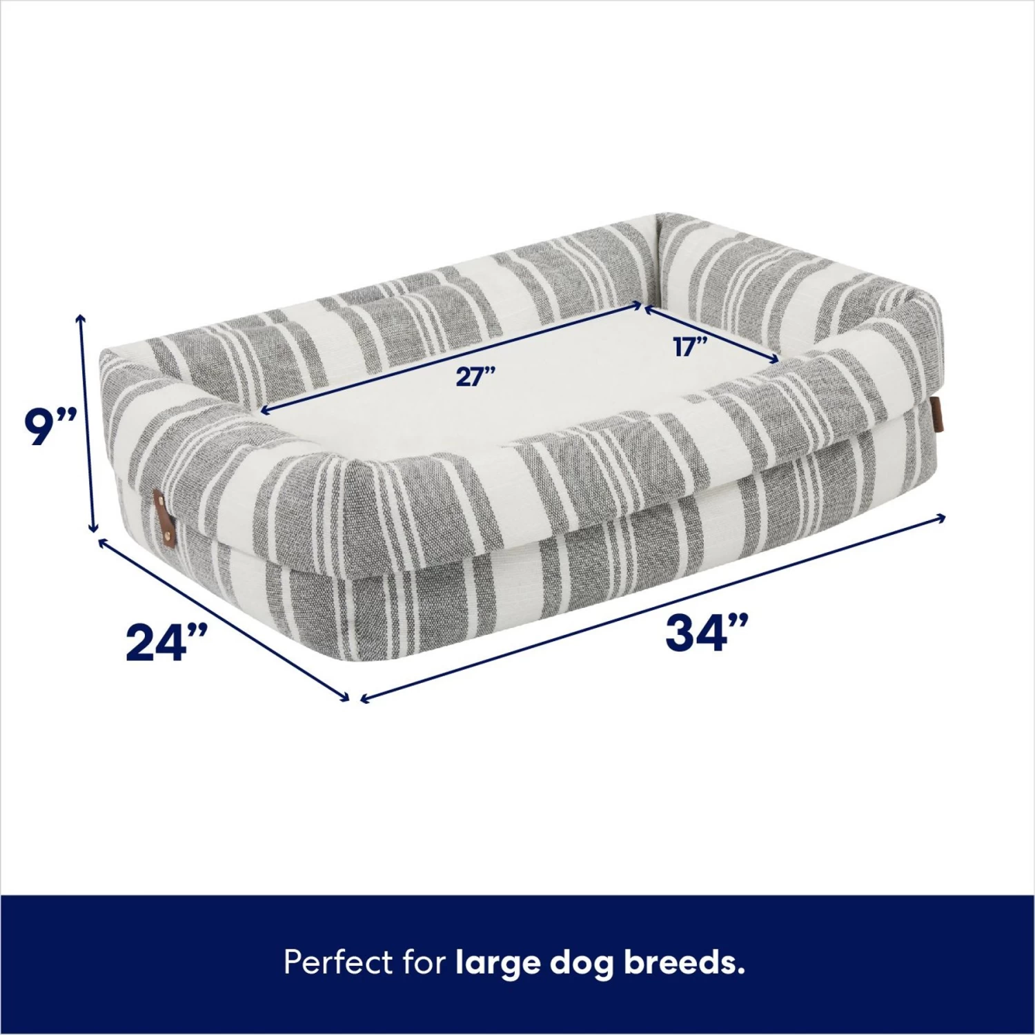 Frisco Farmhouse Deep Cuffed Cuddler Dog Bed Frisco Farmhouse Deep Cuffed Cuddler Dog Bed -Pet Supplies Shop 333885 PT1. AC SS1800 V1667838340