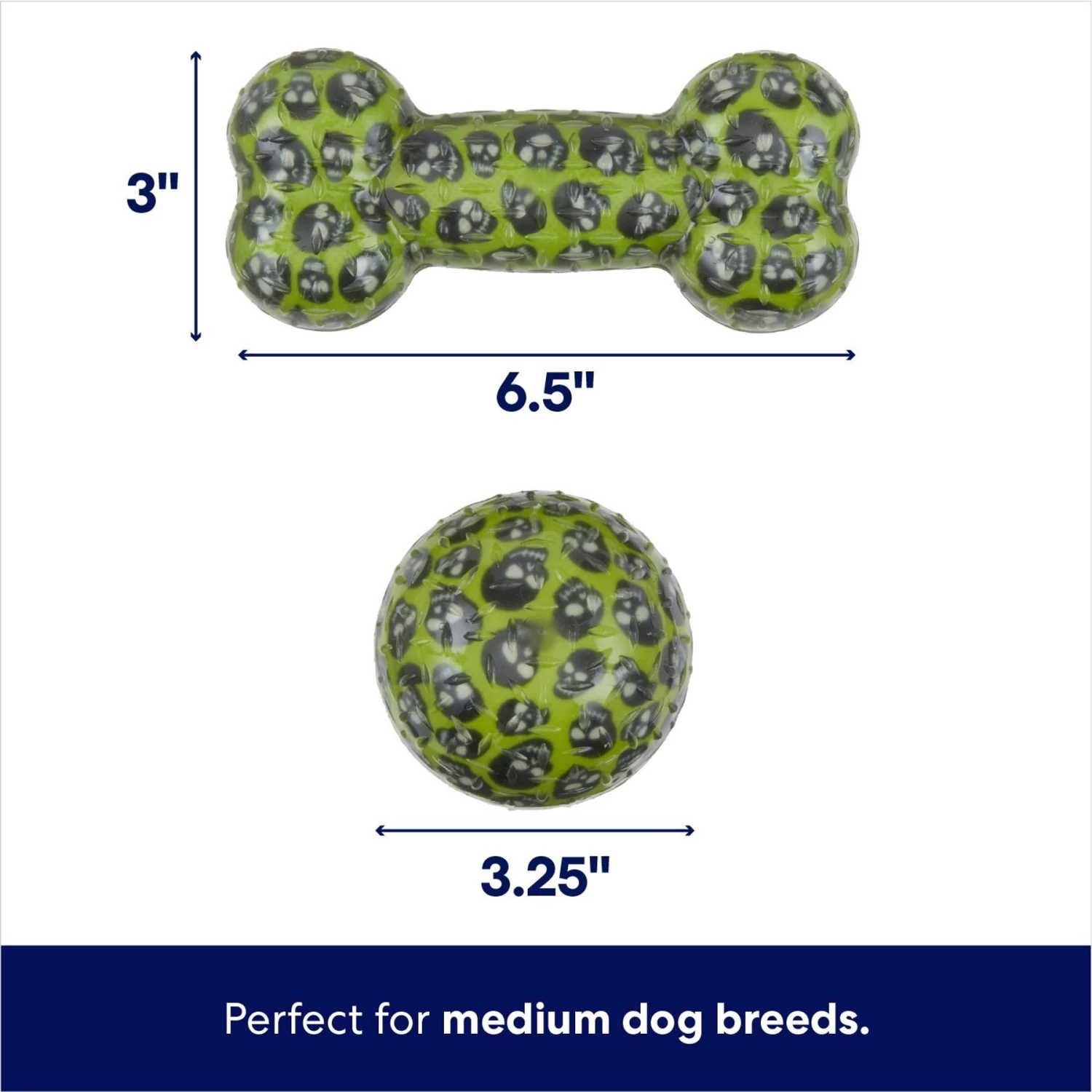 Frisco Halloween Glow in the Dark TPR Squeaky Bone & Ball Dog Toy Frisco Halloween Glow In The Dark TPR Squeaky Bone & Ball Dog Toy -Pet Supplies Shop 344130 PT1. AC SS1800 V1689878848