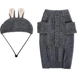 Frisco Bunny Hooded Dog & Cat Sweater -Pet Supplies Shop 353571 PT5. AC SS1800 V1659727074