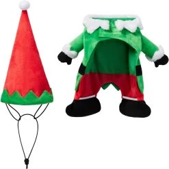 Frisco Front Walking Elf Dog & Cat Costume -Pet Supplies Shop 357956 PT6. AC SS1800 V1660765543
