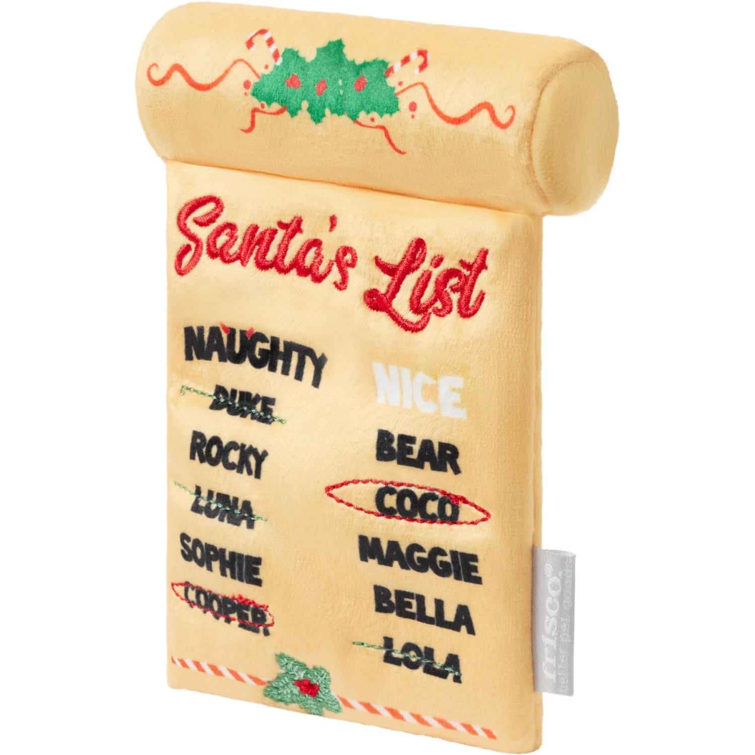 Frisco Holiday Santa's List Plush & TPR Inside Dog Toy Frisco Holiday Santa's List Plush & TPR Inside Dog Toy -Pet Supplies Shop 360970 MAIN. AC SS1800 V1694813279