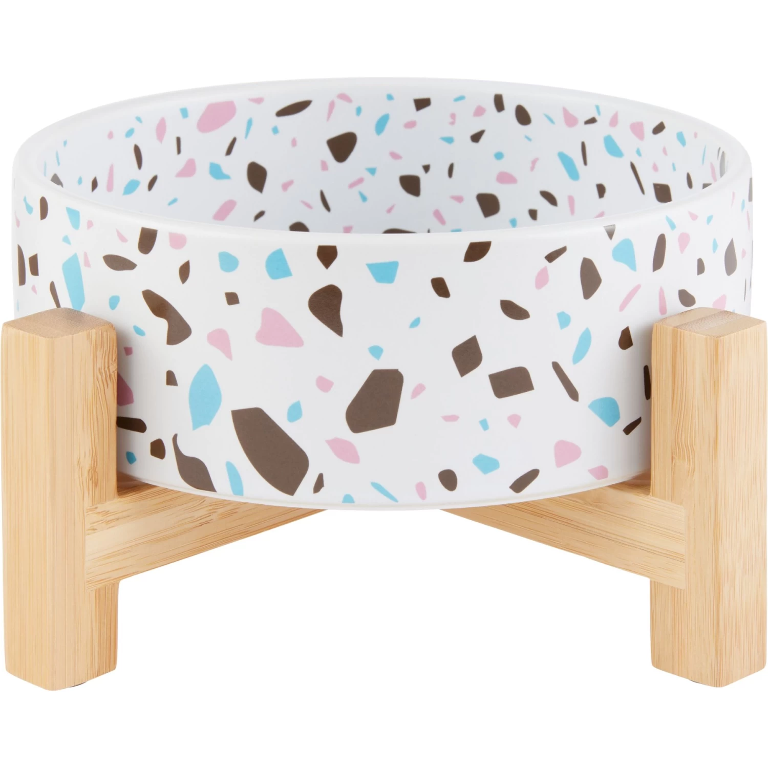 Frisco Elevated Terrazzo Non-skid Ceramic Bowl with Bamboo Stand Frisco Elevated Terrazzo Non-skid Ceramic Bowl With Bamboo Stand -Pet Supplies Shop 363375 MAIN. AC SS1800 V1657657266