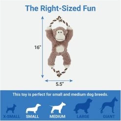 Frisco Forest Friends Stuffing-Free Skinny Plush Squeaky Dog Toy + 3 Items -Pet Supplies Shop 582478 PT6. AC SS1800 V1658239277