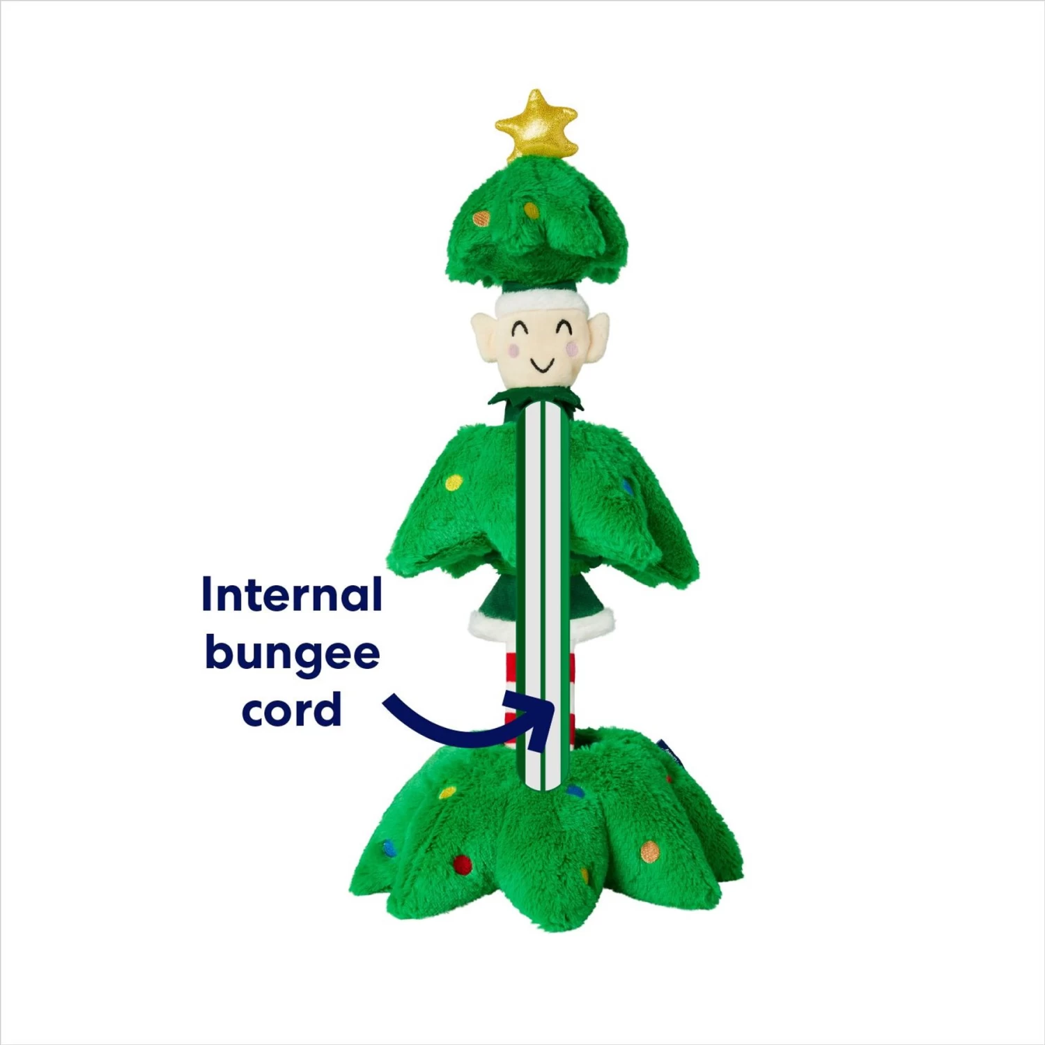 Frisco Holiday Elf in a Tree Bungee Plush Squeaky Dog Toy Frisco Holiday Elf In A Tree Bungee Plush Squeaky Dog Toy -Pet Supplies Shop 739846 PT2. AC SS1800 V1695045362