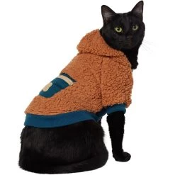 Frisco Wubby Textured Fleece Dog & Cat Hoodie W/ Pocket -Pet Supplies Shop 742510 PT2. AC SS1800 V1692203513
