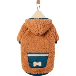 Frisco Wubby Textured Fleece Dog & Cat Hoodie W/ Pocket -Pet Supplies Shop 742510 PT3. AC SS1800 V1692377818