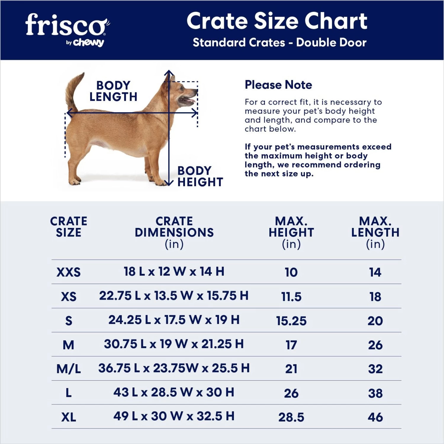 Frisco Fold & Carry Double Door Collapsible Wire Dog Crate Frisco Fold & Carry Double Door Collapsible Wire Dog Crate -Pet Supplies Shop 88789 PT2. AC SS1800 V1667228179