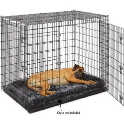 Frisco Heavy Duty Single Door Wire Dog Crate & MidWest Quiet Time Fleece Dog Crate Mat -Pet Supplies Shop 933510 PT8. AC SS1800 V1692303357