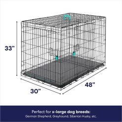 Frisco Heavy Duty Enhanced Lock Double Door Fold & Carry Wire Dog Crate & Mat Kit & MidWest Quiet Time Fleece Dog Crate Mat 2 Frisco Heavy Duty Enhanced Lock Double Door Fold & Carry Wire Dog Crate & Mat Kit & MidWest Quiet Time Fleece Dog Crate Mat -Pet Supplies Shop 947398 PT2. AC SS1800 V1693602742
