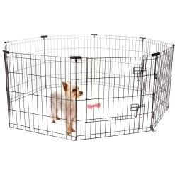 Frisco Wire Dog & Small Pet Exercise Pen With Step-Through Door -Pet Supplies Shop 97484 PT7. AC SS1800 V1657661187