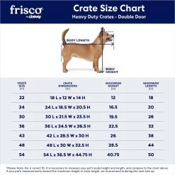 Frisco XX-Large Heavy Duty Double Door Wire Dog Crate, 54 Inch -Pet Supplies Shop 97489 PT2. AC SS1800 V1667859374